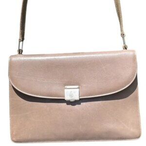 Mark Cross vintage handbag/Shoulder bag in mushroom color